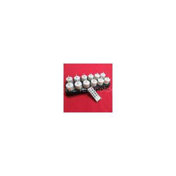 ABS Plastic Rechargeable NI-MH Battery Flameless LED Candles OF Button Switch
