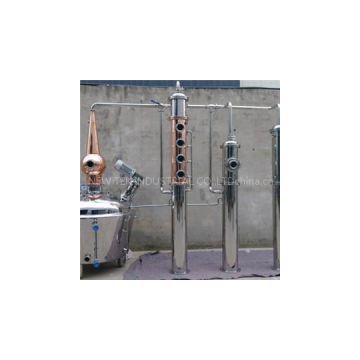 Steam Copper Distillation Column For Whiskey Brandy Rum Gin