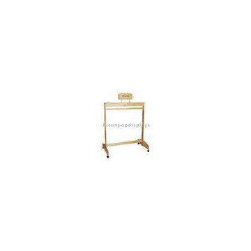 Retail Store Wooden Display Racks Leather Belt Display Stand