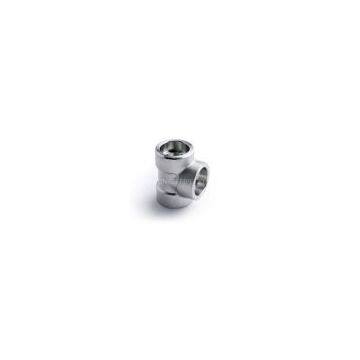 stainless steel straight socket tee