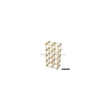 bamboo wine rack