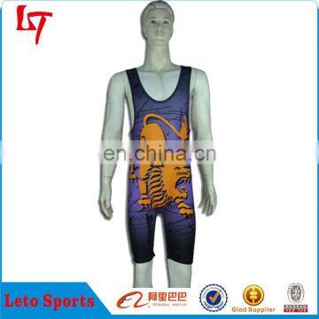 100%polyester lycra material wrestling singlets/Cheap custom cool dry wrestling singlets