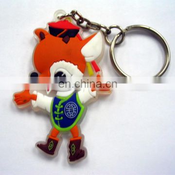 Tang suit fox keychain wholesale promotional keychain piston keychain