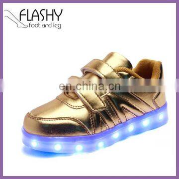 Wholesale high quality kids running shoes with led light