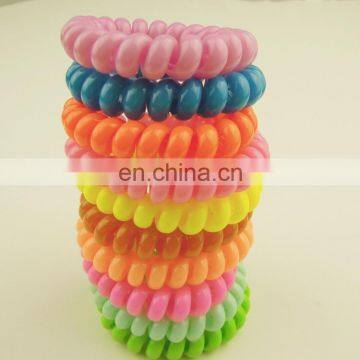 2015 New wholesale price round Solid Color telephone hair bands