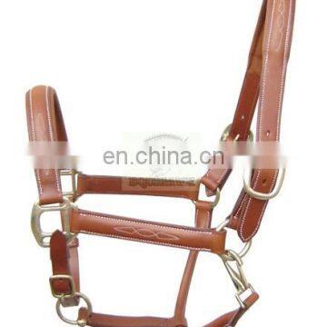 Drum Dyed Leather Halter MVE - 1057