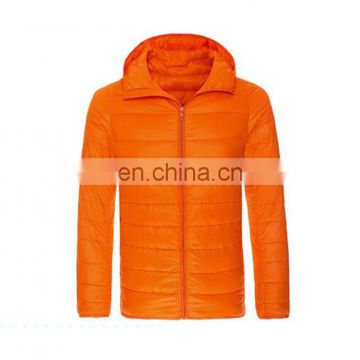 custom oem mens nylon shell down fill winter jacket