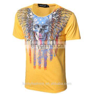 2017 Latest Shirt Sublimation 3D Custom Printing T Shirt Designs For Men