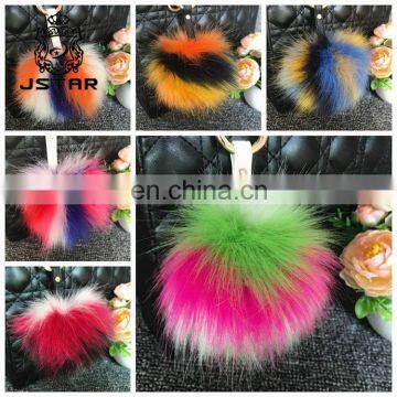 Factory Faux Fox Alphabet Pompom Rabbit Fur Pompoms