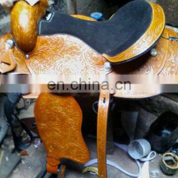 Western Hand Carved Tooling Saddle photo-3