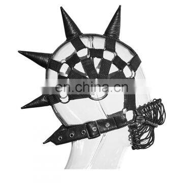 Punk Rave Post Apocalyptic Fetish Head Harness-mask S-201 photo-2