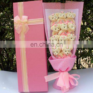 HI New design soft toys bear plush toy bouquet for sale