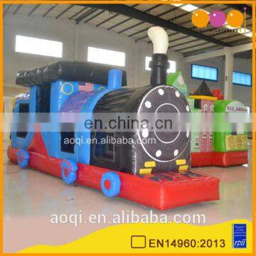 Best price large inflatable train fun city baby funny jumps inflatable indoor playground on sale