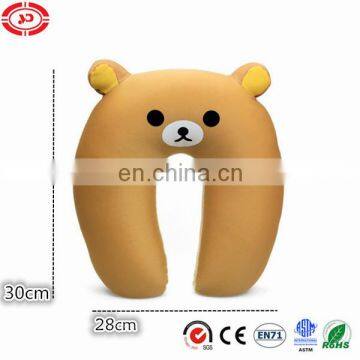 Easy teddy bear cotton lycra soft stuffed neck pillow gift