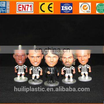 3d custom football player action figure, 3d football action figures, oem soccer player figurine