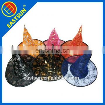 New Style Velvet Beautiful Witch Hat , Halloween Witch Hat