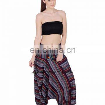 Thai Jumpsuit Aladdin Hippie Yoga Lining Multi Color Harem Pant Aakriti Gallery