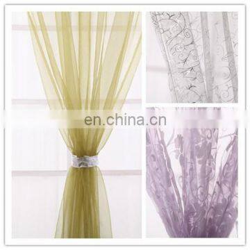 2015 Beautiful Organza Curtain With Various Designs Curtain