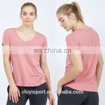 short sleeves 100% cotton wholesale women cheap bulk blank t-shirts women