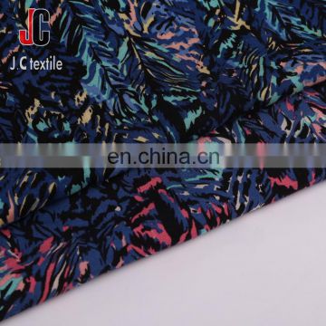 Custom chinese 100% viscose printed stock lot fabric with your own designs