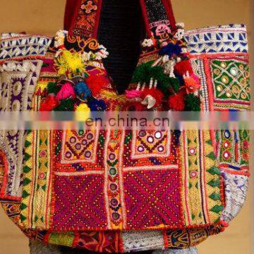 Bohemian Banjara Bag,Tote Bag,Tribal Bohemian Lady Purse,Giant Vintage Banjara Bag,Ethnic Embroidered Fabric Wholesale Banjara