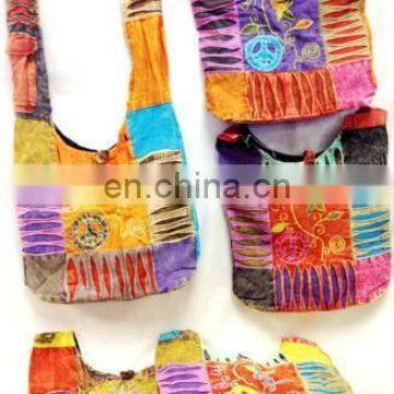 Hippie Shoulder Canvas Bags for Girl and Woman photo-3
