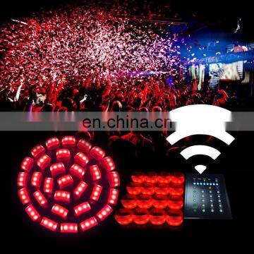 Sj-B209 2018 New Programmable Remote Radio Controlled Led Bracelet Dmx Rgb Color, Light Up Wifi Control Wristband