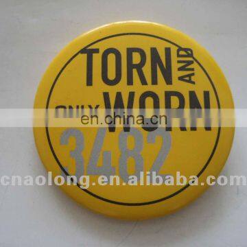 Cheap and no Minimum Request Custom CMYK Color Printing Tinplate Badge,tin Metal Button Badges With Own Design photo-2