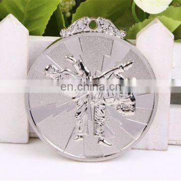 taekwondo competiting game gold metal awords medals high quality custom 3d award metal medal with ribbon