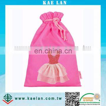 Embroidery digitizing eco-friendly high quality drawstring bag