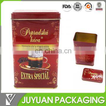 Hot saled customized 250grams coffee tin can with cheap price