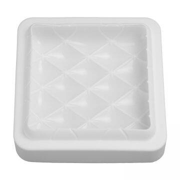 Free Sample Food Grade Heat resistant Nontoxic Silicone Cake Mold Baking Mousse Pudding Mold Tool Square Shape