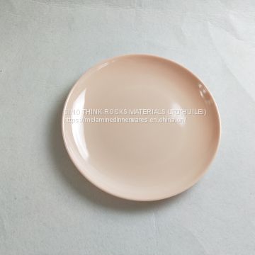 melamine dinner plate rund shape flate plate