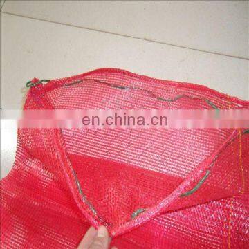 L-sewing leno mesh bag for packing onion garlic oranges