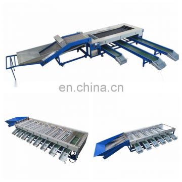 litchi size sorting machine / cherry grading machine by size / automatic feeder small size fruit grader machine