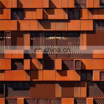 Corten Steel Curtain Wall For Home Decor Garden Decor