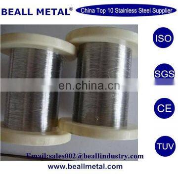 Ultra thin stainless steel welding wire