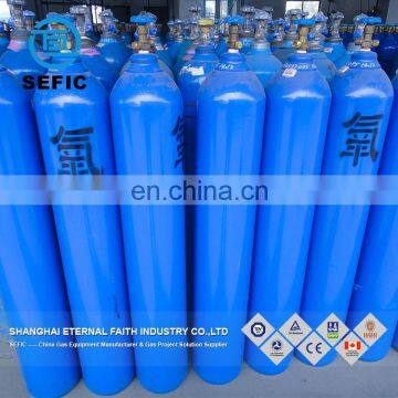 High Demand Products Hot Sell 40L Capacity Empty Argon / Nitrogen / Oxygen / N2O / Hydrogen / Helium Gas Cylinder