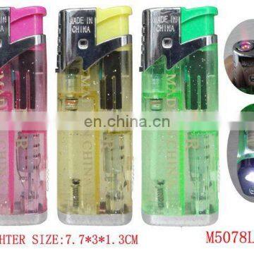 simple design led gas lighter for cigarette