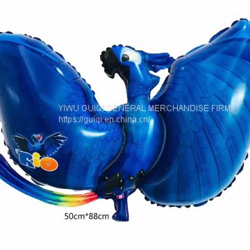 foil balloon parrot mylar balloon helium balloon pink decoration balloon party balloon