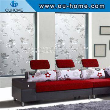 H612 Non-Adhesive 3D Decorative Privacy Static Glass Film photo-5