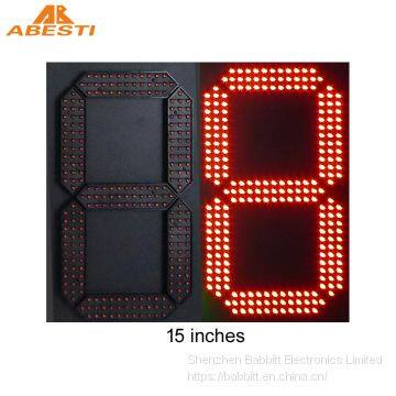 18 Inch 7 Segment Outdoor Led Display White Red Green Yellow photo-3