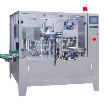 Auto rotary premade pouch packing machine for paste sauce