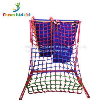 Kids Indoor Playground Equipment Climbing Fram With Sliding Toys photo-3