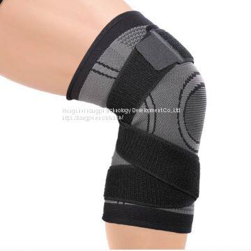 Wholesale Sports Knee Brace Non-slip Unisex Knee Protect Pad Support Knee Compression Sleeve photo-4