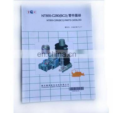 Genset cummins Engine Parts Manual for NTA855 KTA19 KTA38