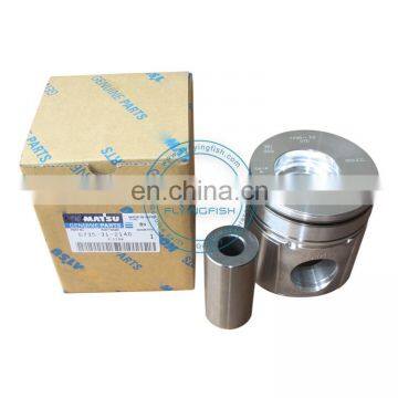 Original and Aftermarket Spare Parts 6D102 S6D102 6BT 6BT5.9 Engine Piston Kit 3927795 6735-31-2140 6735312140