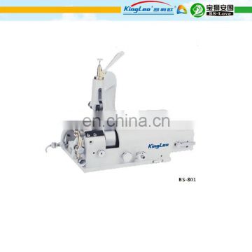 Single needle leather round knife skiving cutting industrial sewing machine