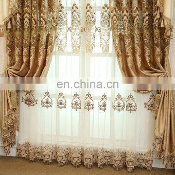 Turkish style luxury voile embroidery curtains