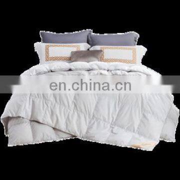 Ultra-Soft Pima Cotton All Season White Goose Down Comforter For Full Size